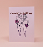 Naked Brides Greeting Card