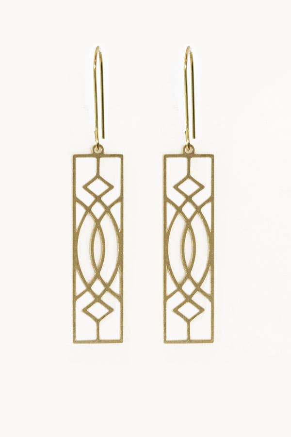 Fancy Window Earrings