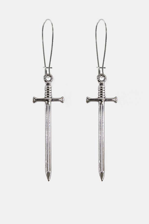 Steel Swords Earrings