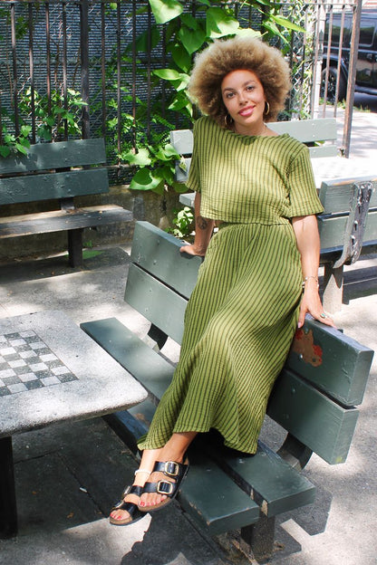 Fawn Stripe Skirt