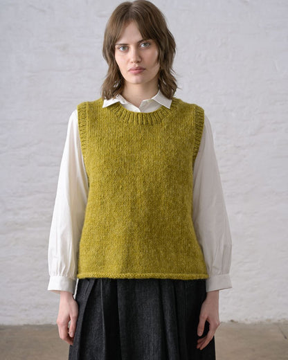 Heather Hand Knitted Vest