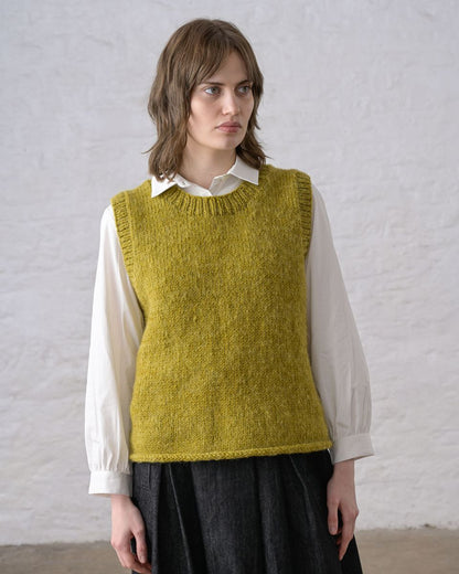 Heather Hand Knitted Vest
