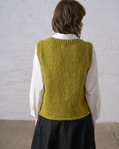 Heather Hand Knitted Vest