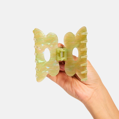 Jade Swirl Flower Claw