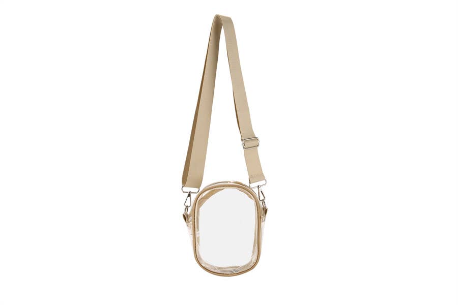 Clear see Thru Crossbody Fashion Handbag