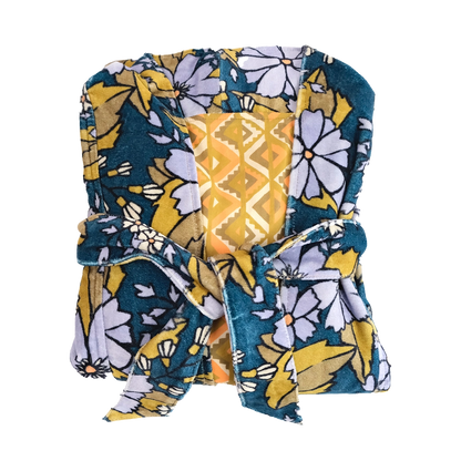 Dinah Velvet Reversible Robe