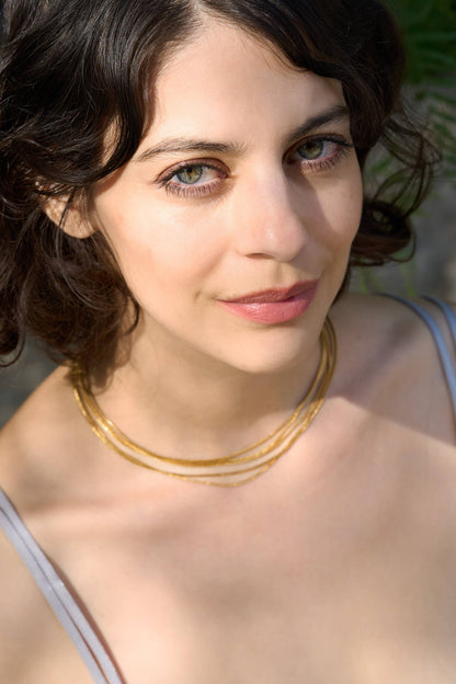 Thelma Layered Snake Chain Necklace