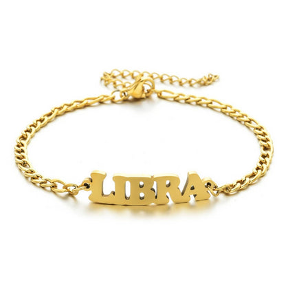 Zodiac Pendant Bracelet