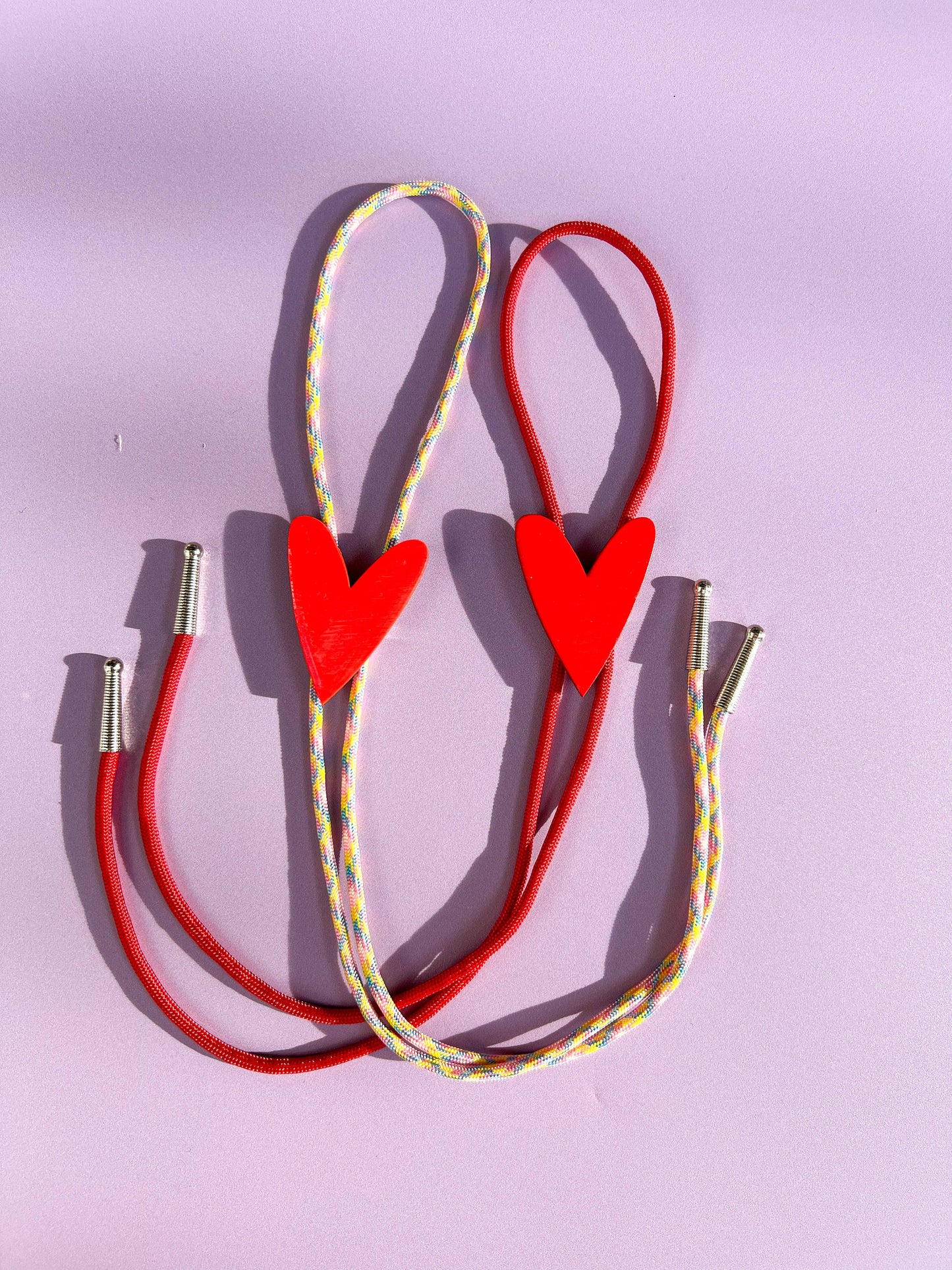 Heart Bolo Ties - Two Colors