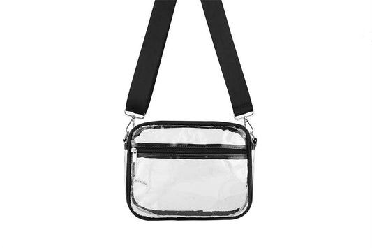 Clear Cross Body Rectangular Hand Bag 