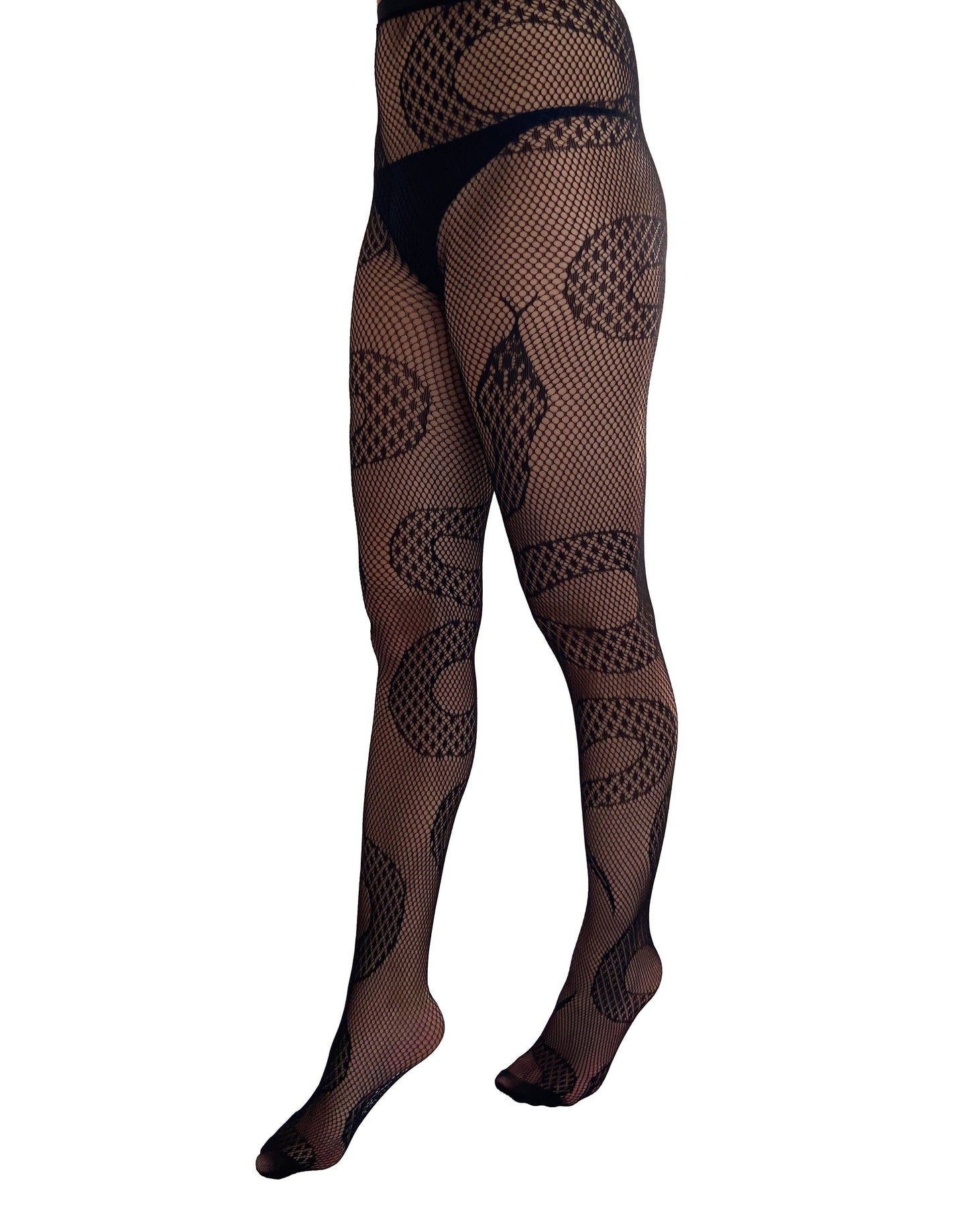 Snake Net Tights