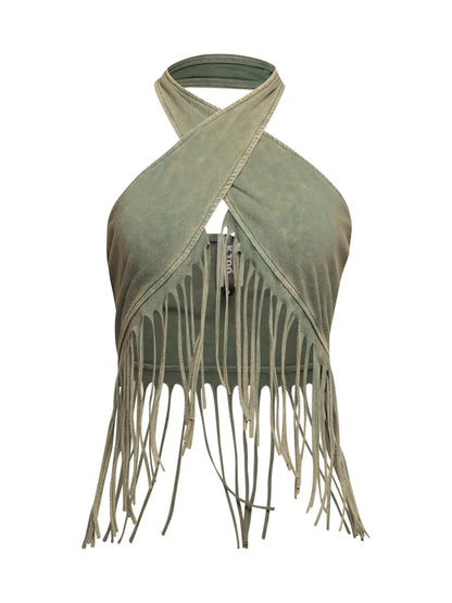 Queen of the Rodeo Halter Top