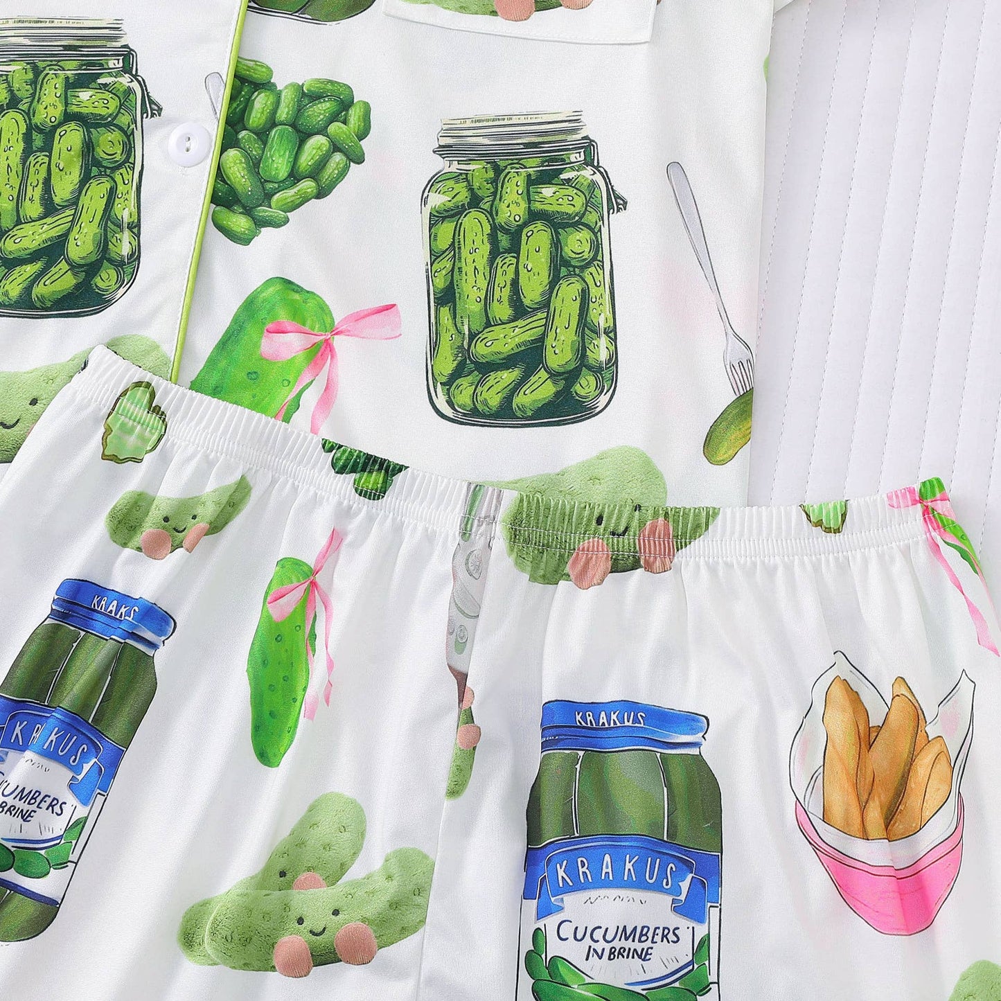 Fun Pickle Pajama Set