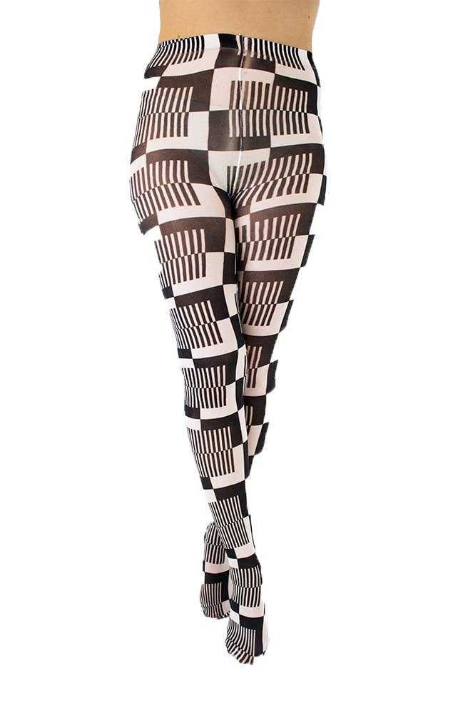 Monochrome Cube Tights
