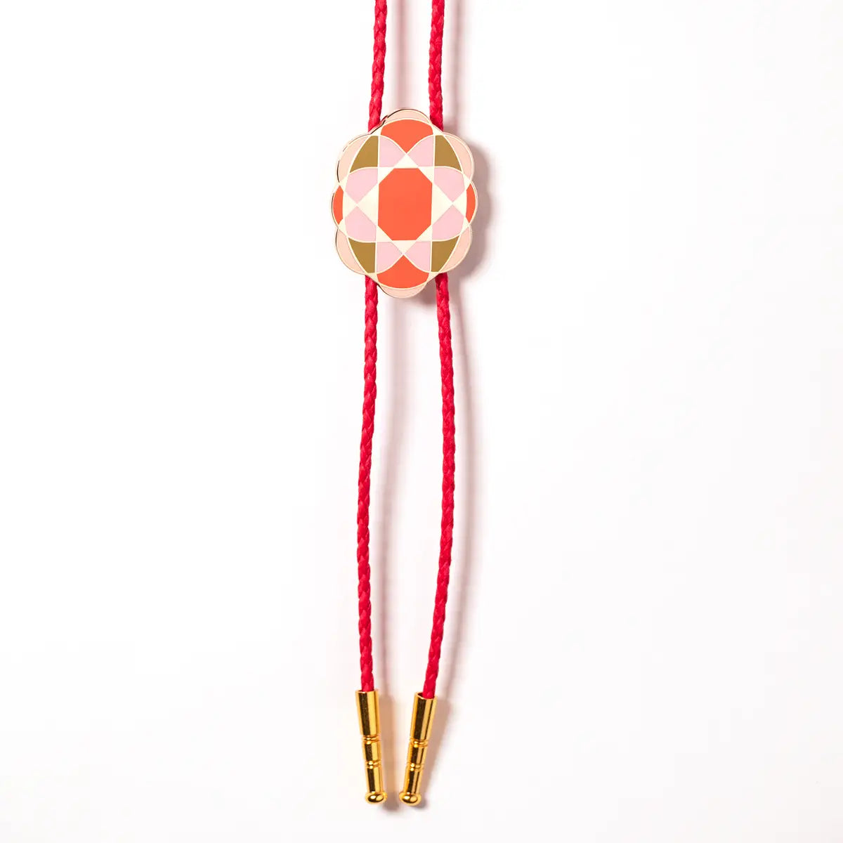 Quilt Cameo Bolo Tie