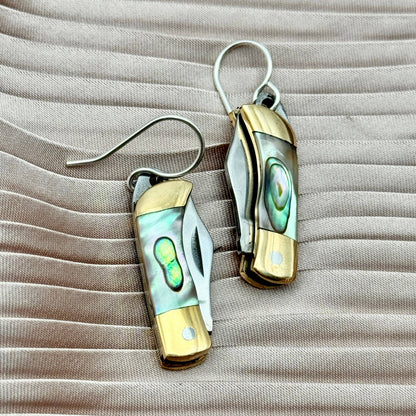 The Billie Earrings (Abalone)