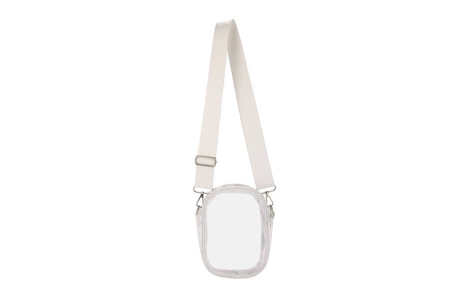 Clear see Thru Crossbody Fashion Handbag