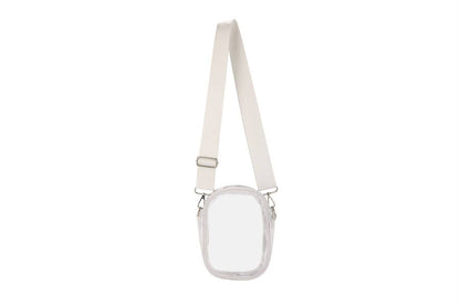 Clear see Thru Crossbody Fashion Handbag