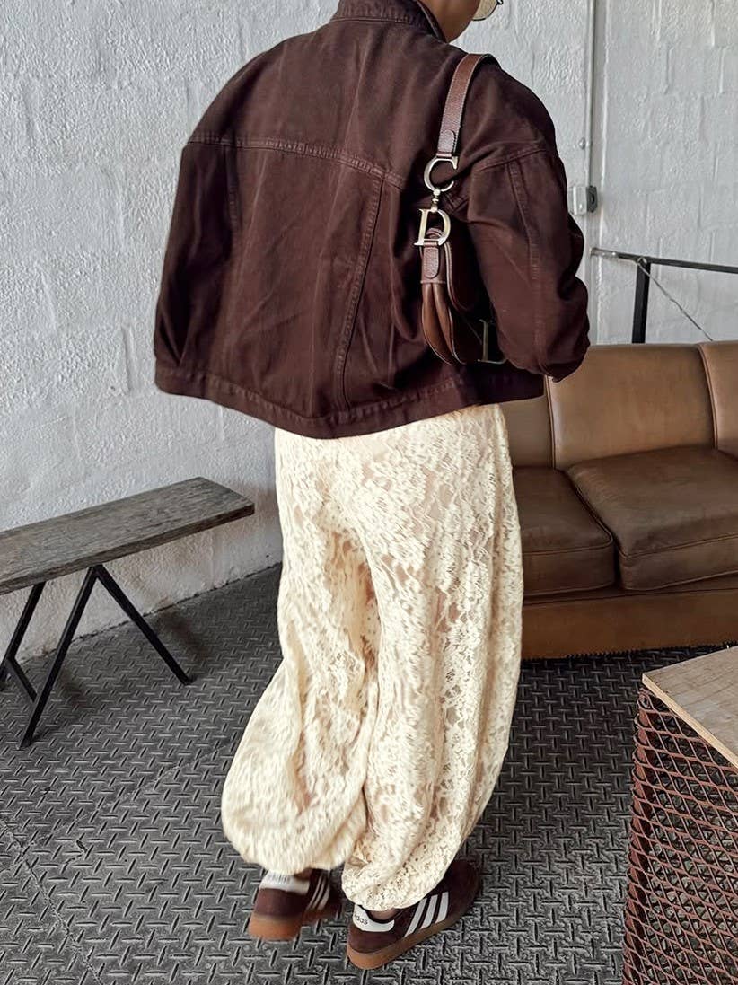 Daring Doily Sheer Pants