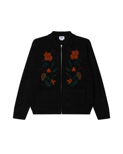 Floral Zip Cardigan