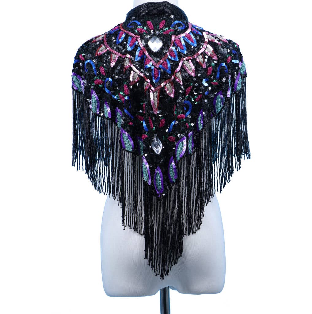 The Burke Beaded Cape