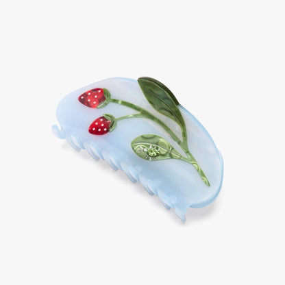 Forest Strawberry Claw Clip