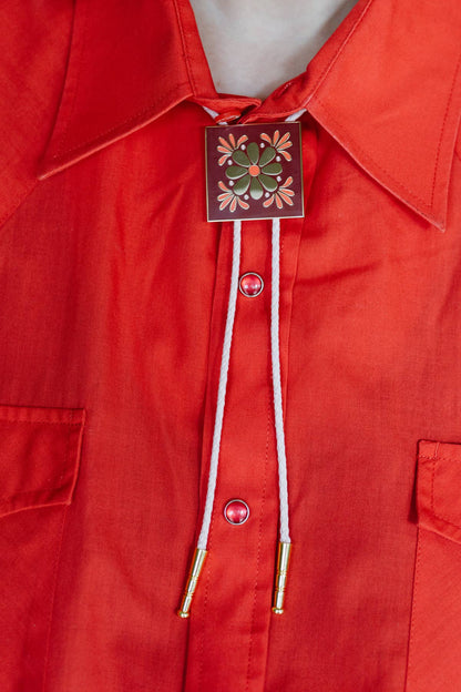 Mexican Tile Bolo Tie with Marisol Ortega