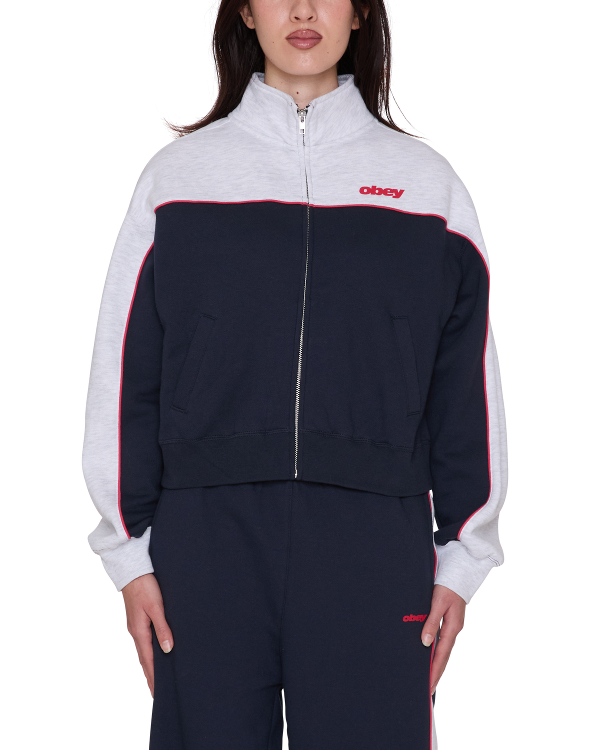 Zeno Mock Neck Zip Up