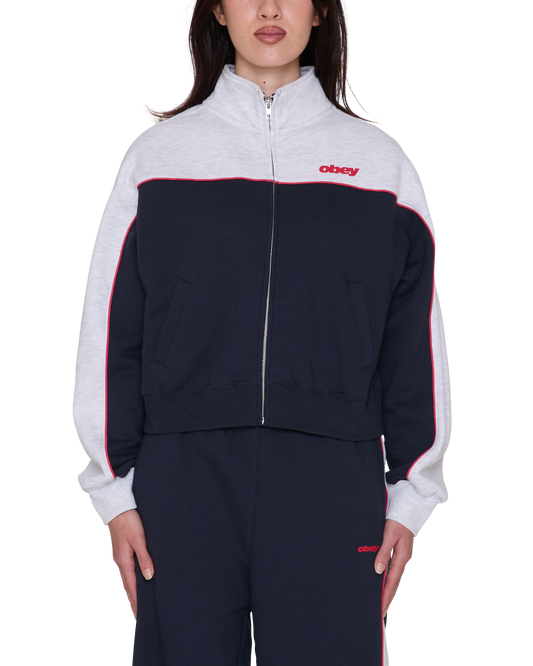 Zeno Mock Neck Zip Up