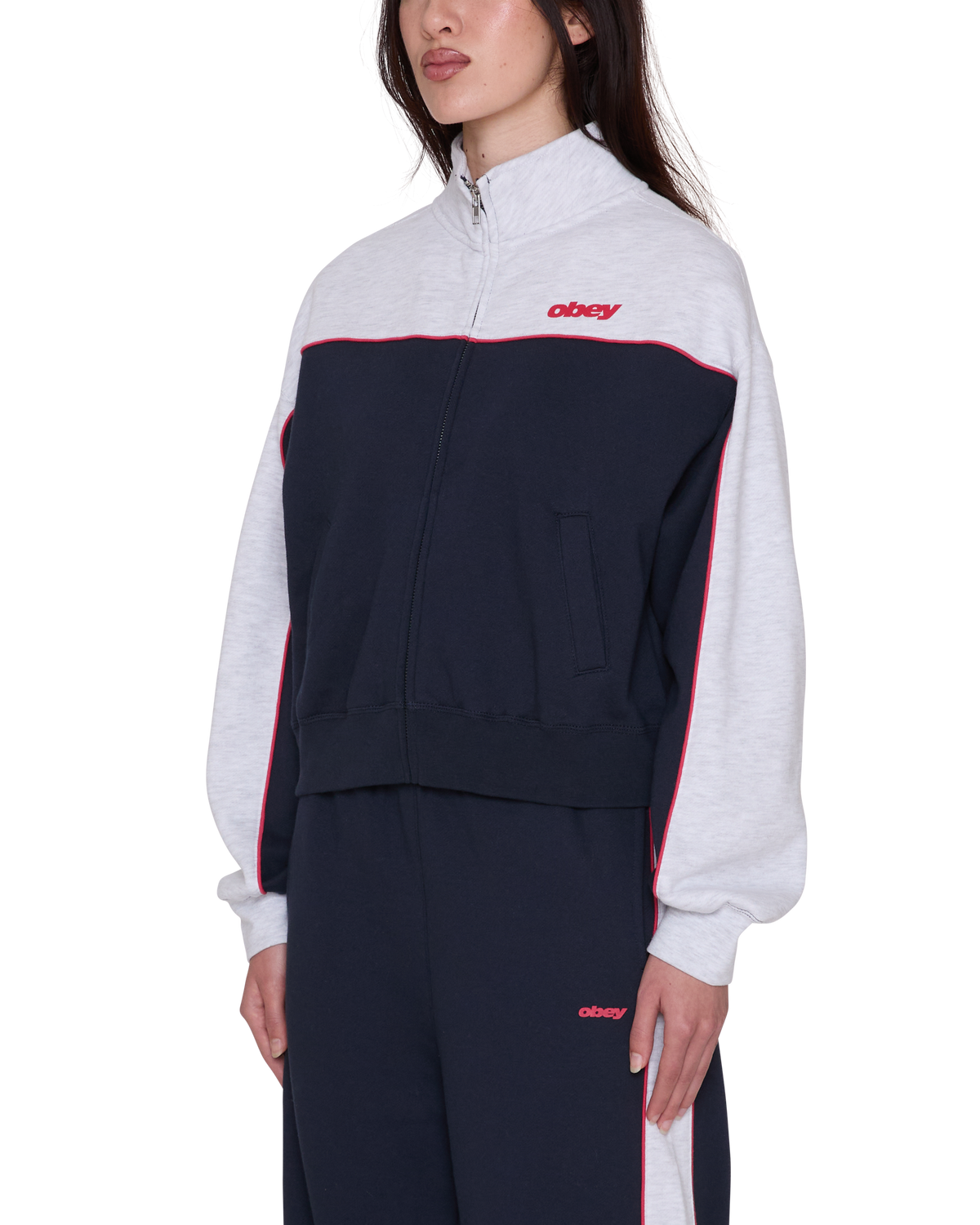 Zeno Mock Neck Zip Up