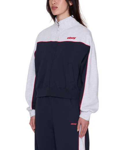 Zeno Mock Neck Zip Up