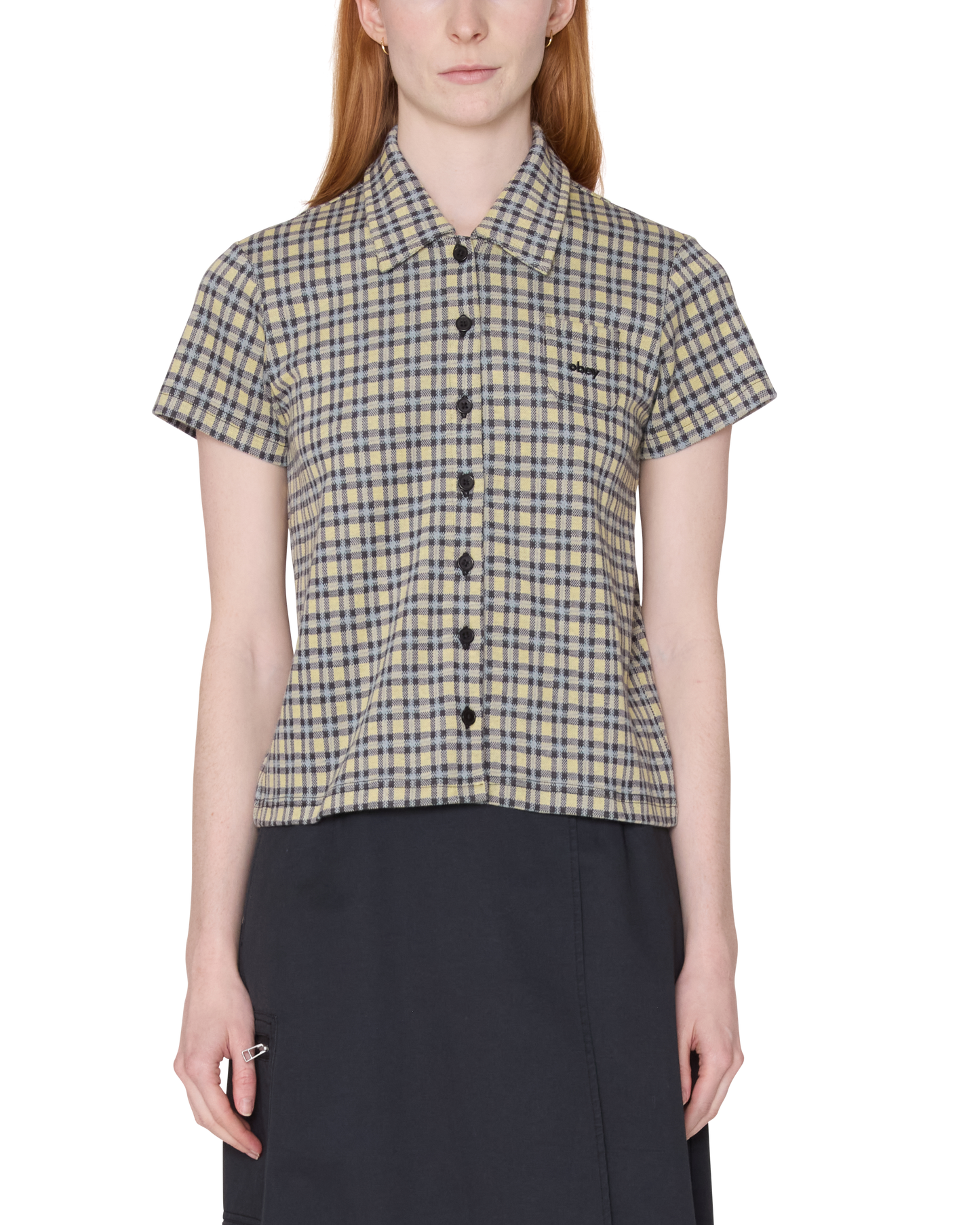 Lila Micro Check Polo