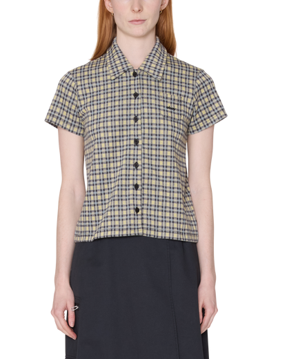 Lila Micro Check Polo