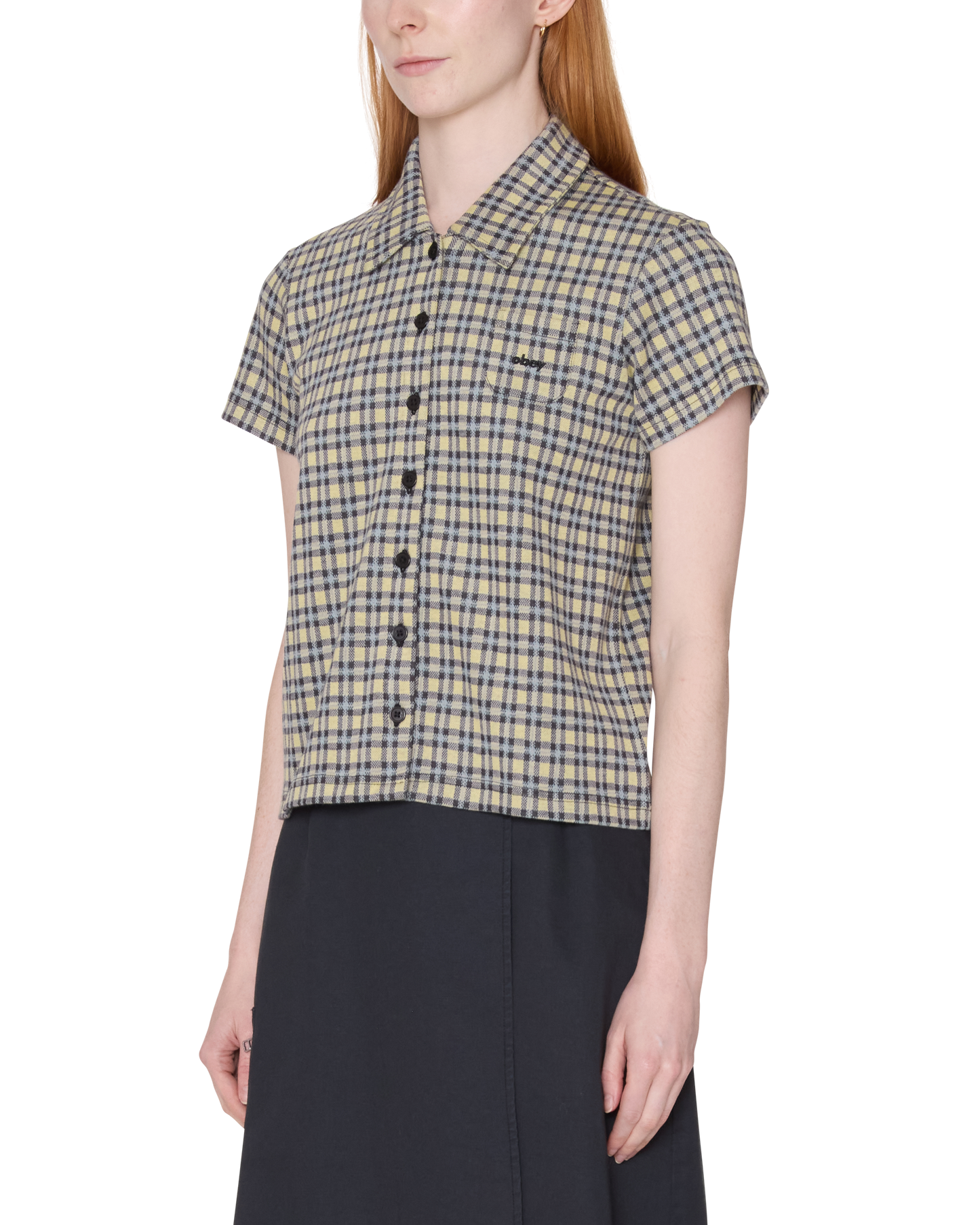 Lila Micro Check Polo