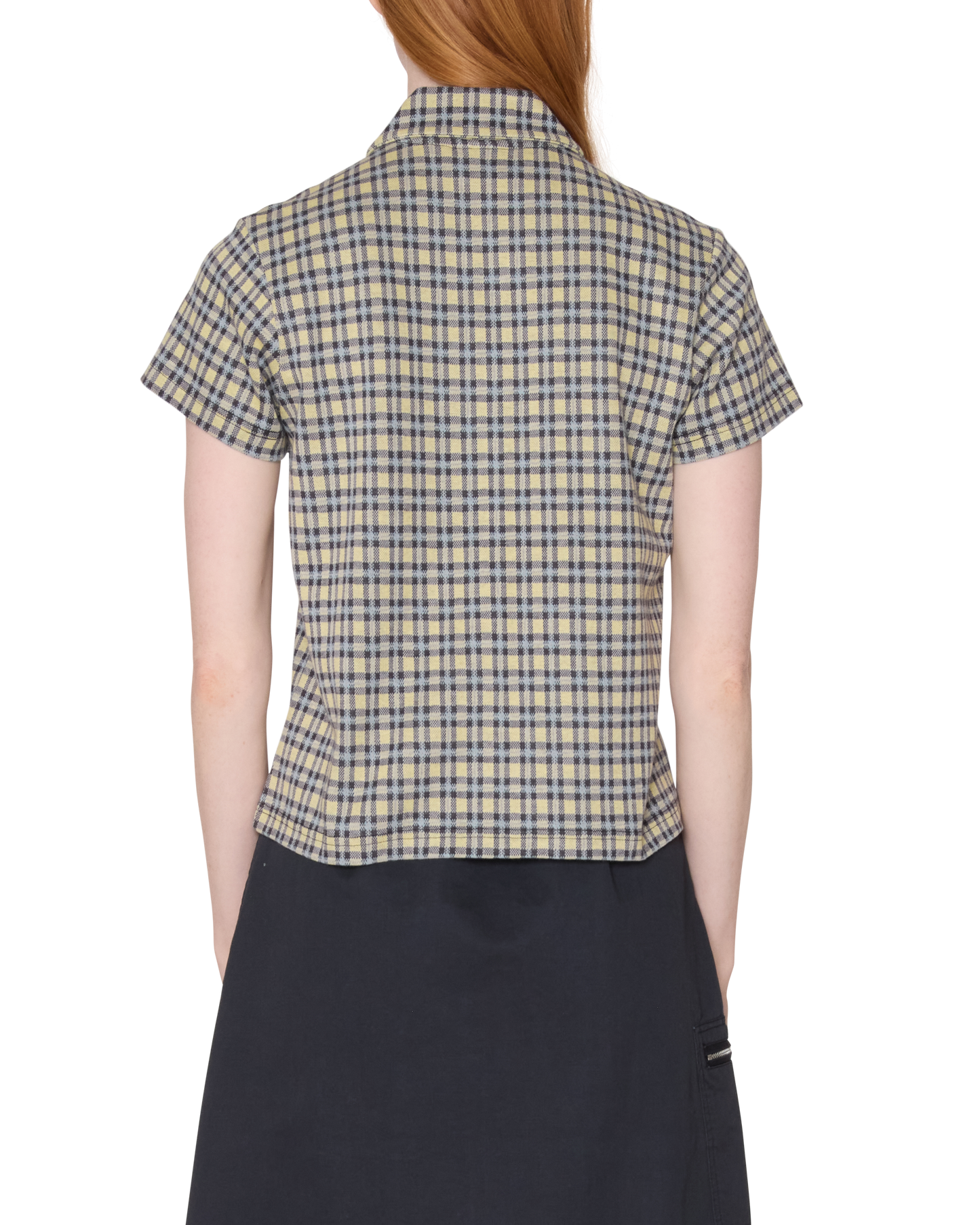 Lila Micro Check Polo