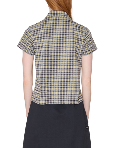 Lila Micro Check Polo
