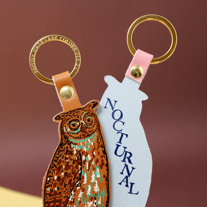 Nocturnal Owl Key Fob