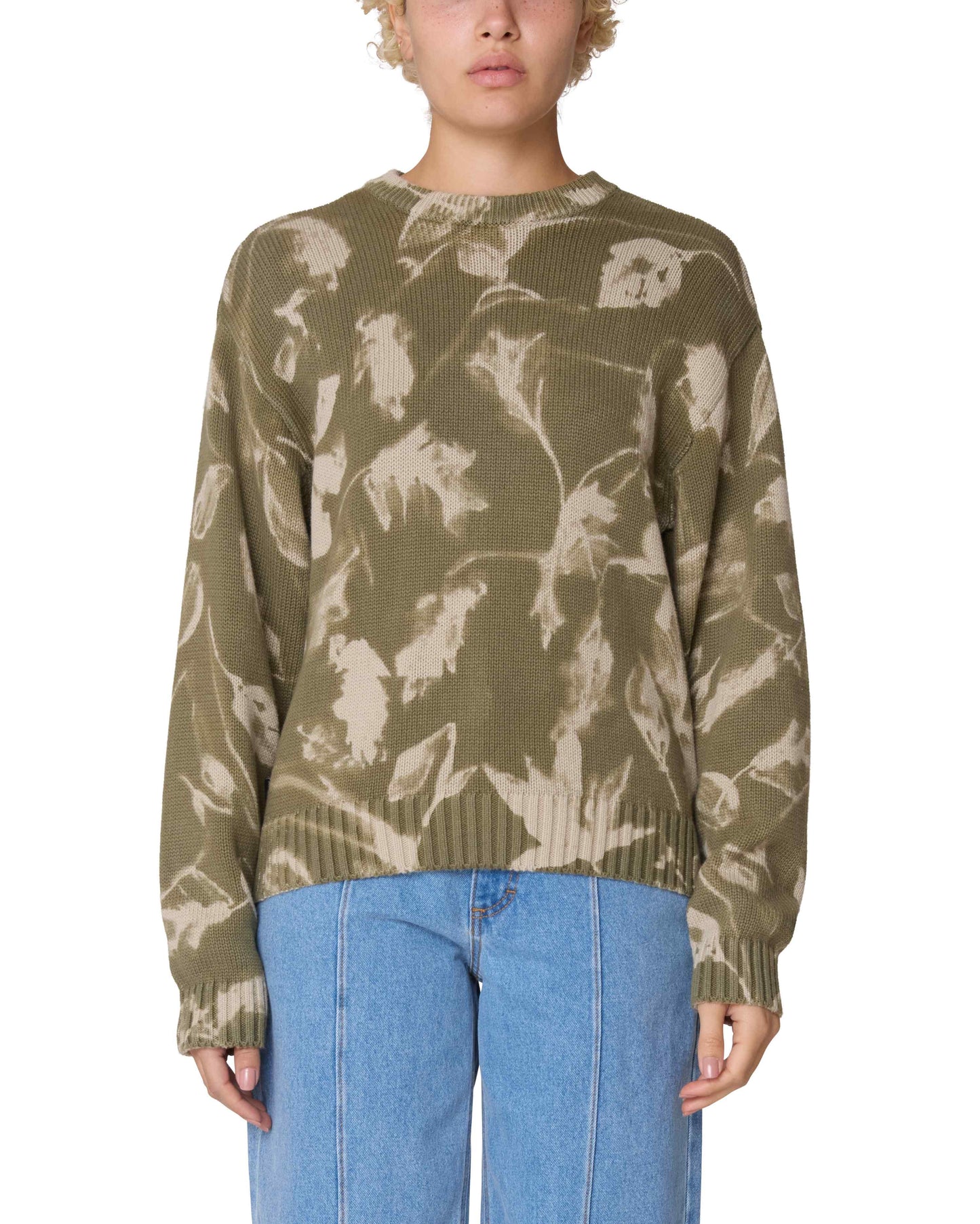 Leaves Crew Sweater