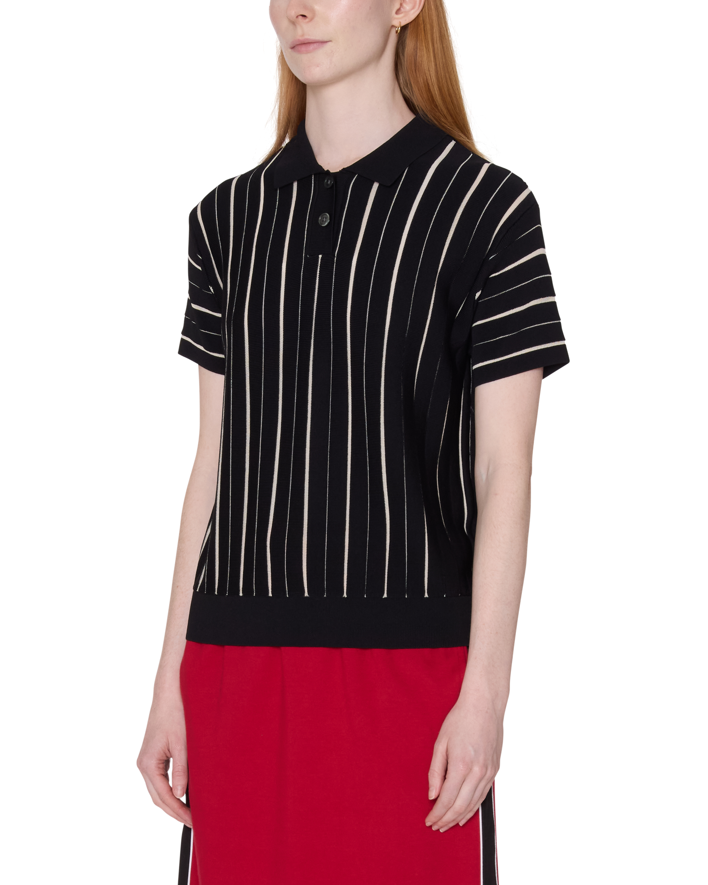 Arlo Stripe Polo Sweater