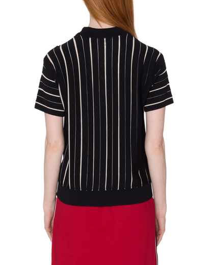 Arlo Stripe Polo Sweater