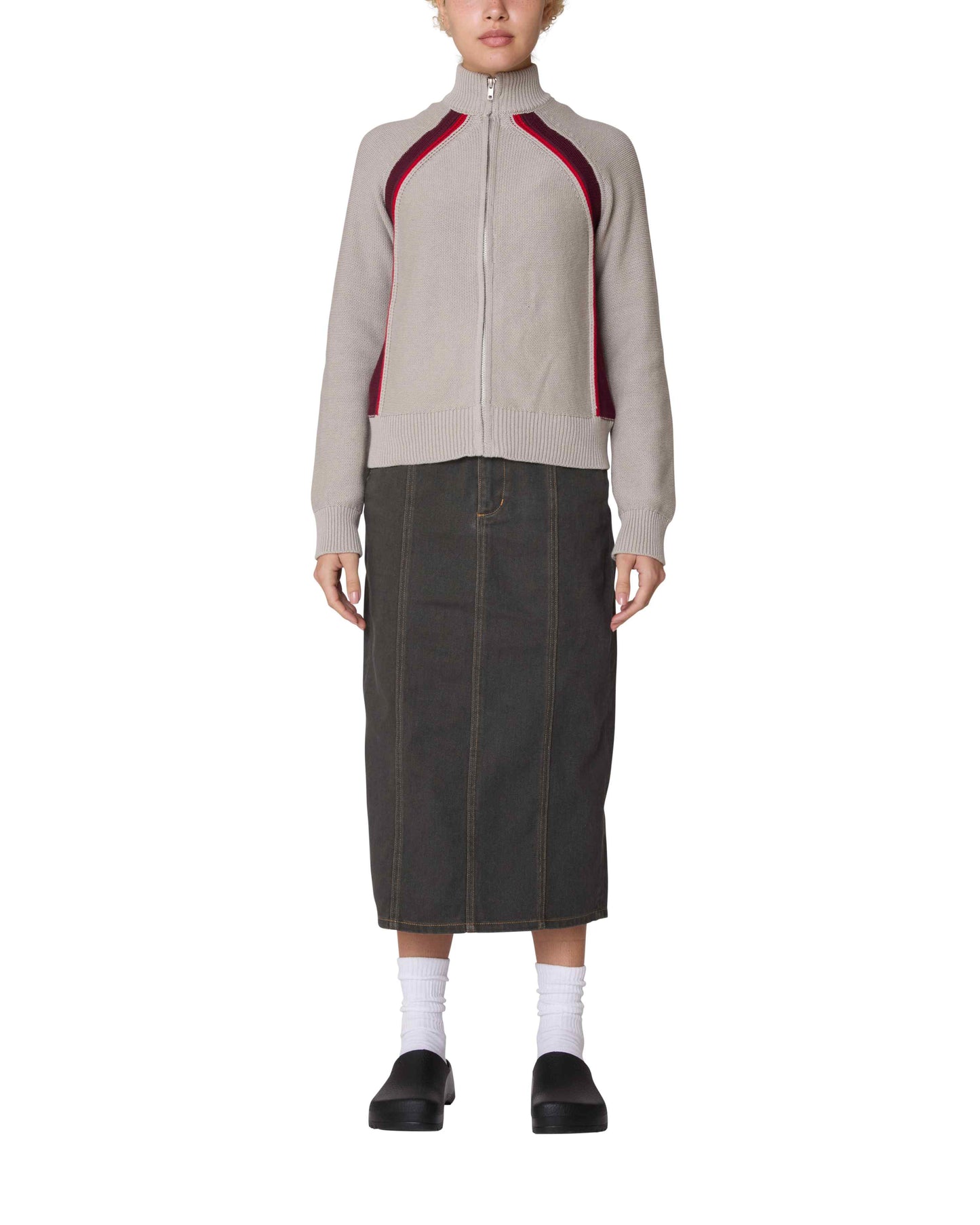 Lizzie Zip Mock Sweater