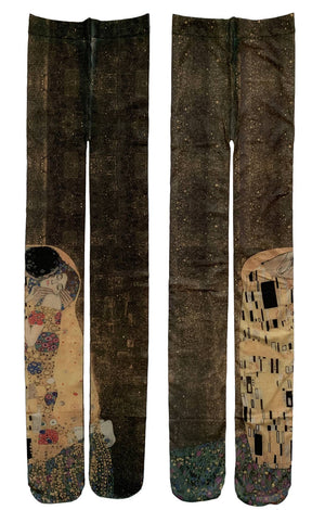 THE KISS by GUSTAV KLIMT Printed Art Tights