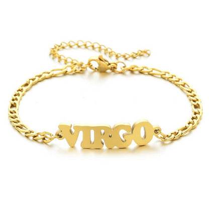 Zodiac Pendant Bracelet