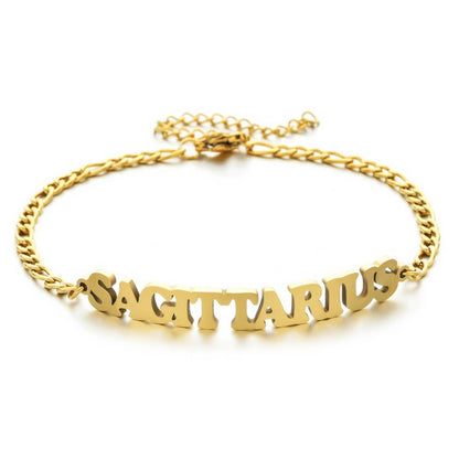 Zodiac Pendant Bracelet