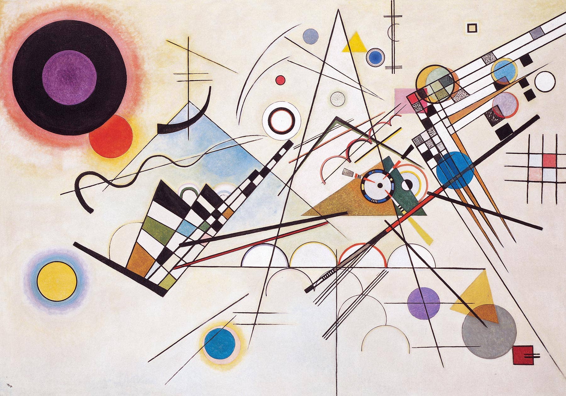 COMPOSITION VIII by Wassily Kandinsky Printed Art Tights