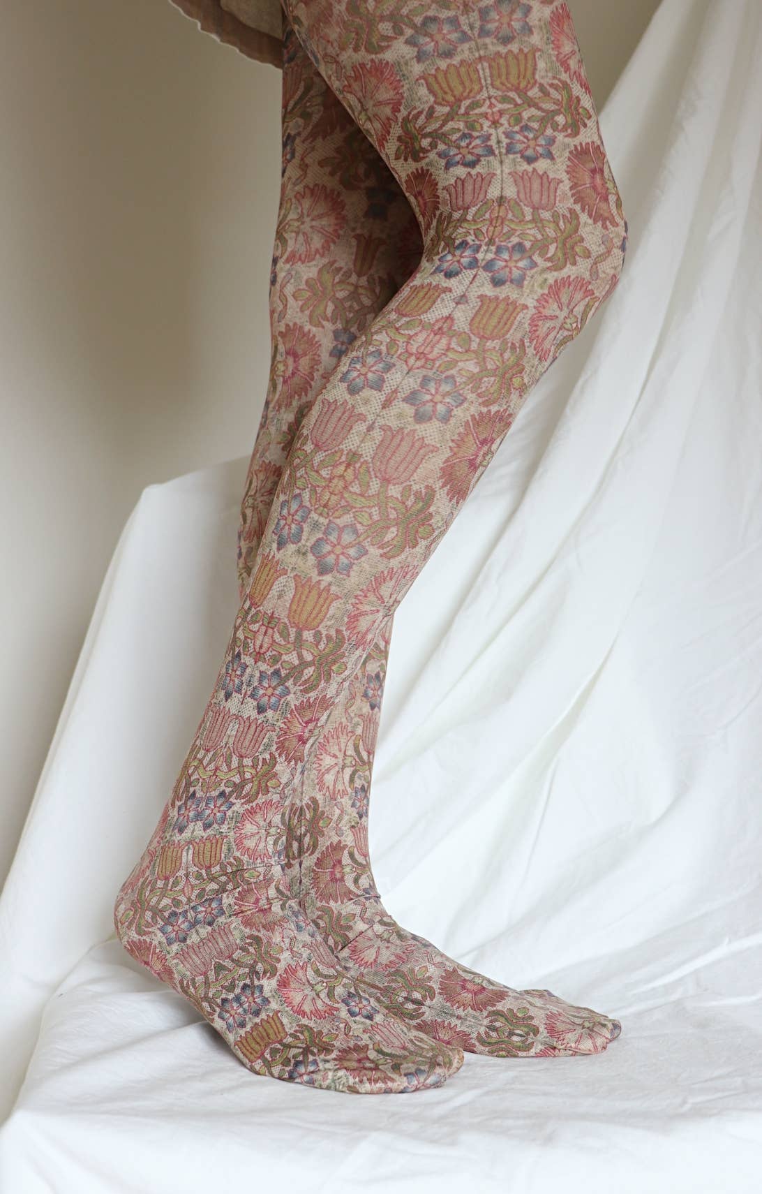 17th Century Panel Printed Tights