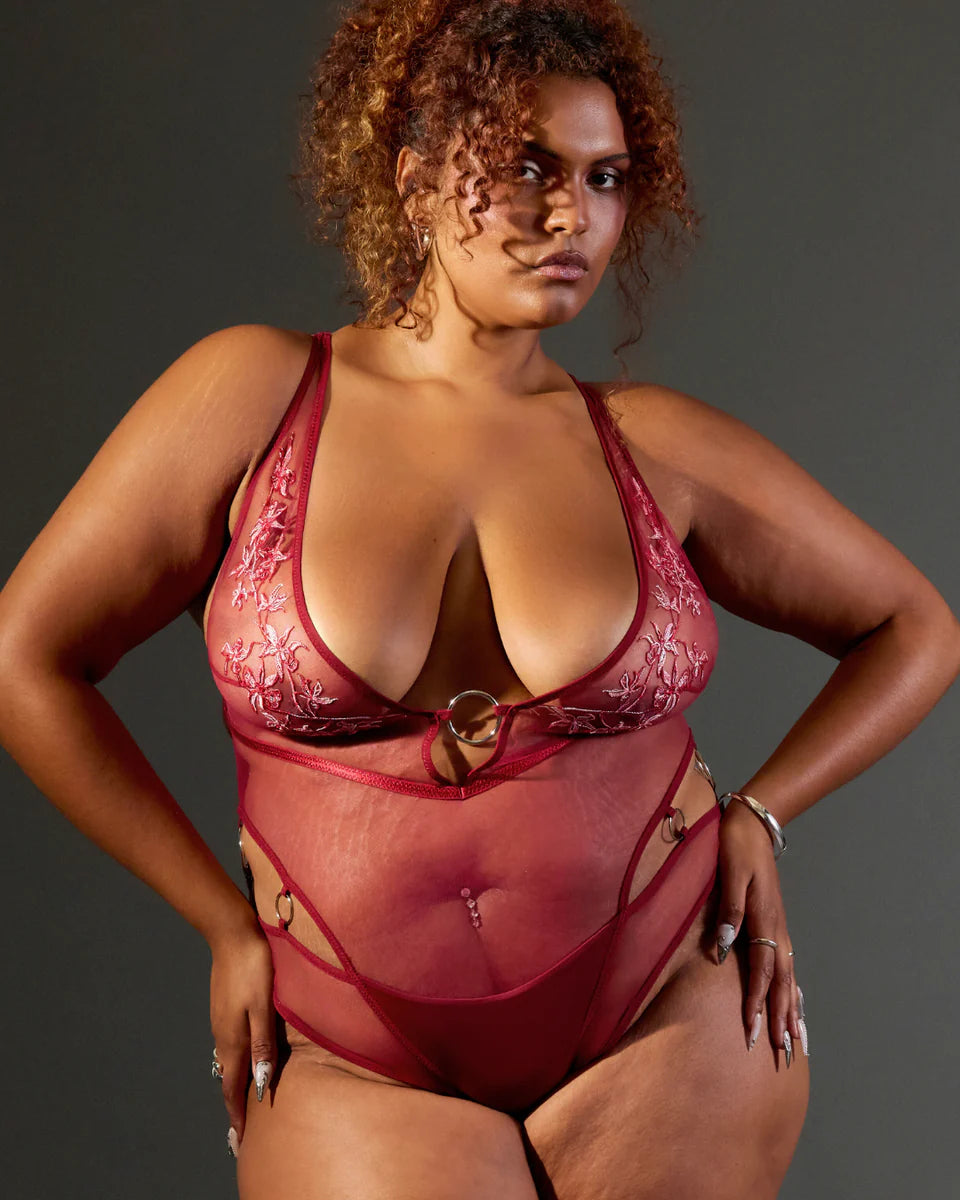 Cyrene Plunge Bodysuit*