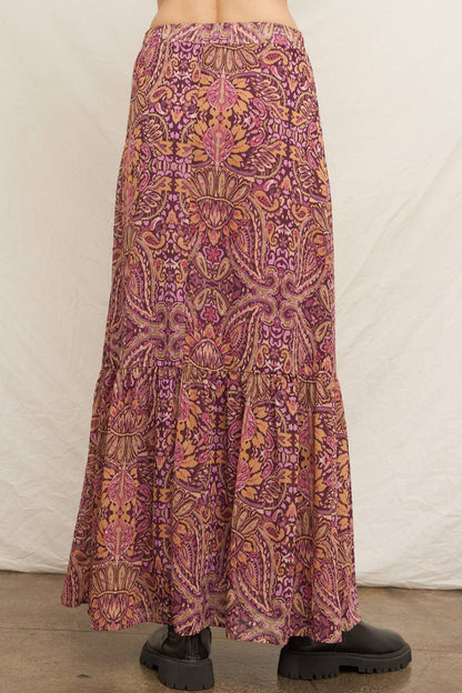 Paisley Park Maxi Skirt SALE