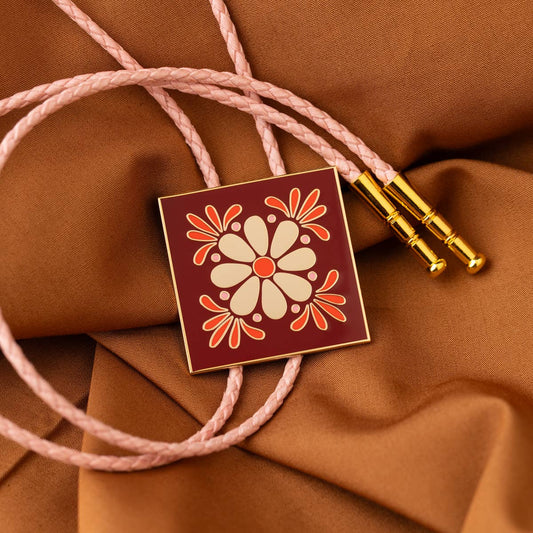 Mexican Tile Bolo Tie with Marisol Ortega