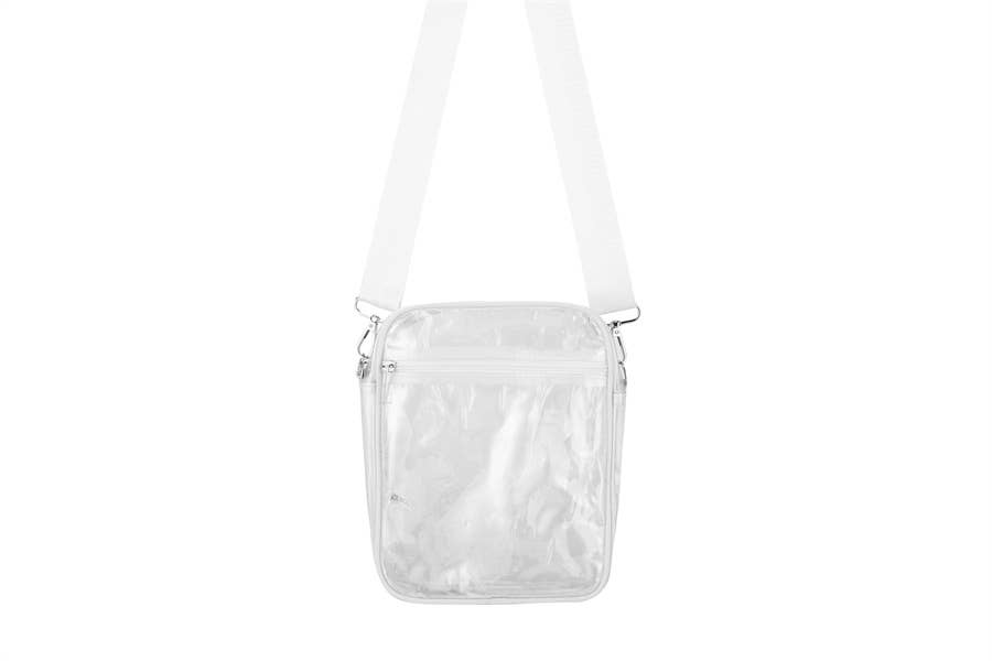 Clear See Thru Cross Body Handbag